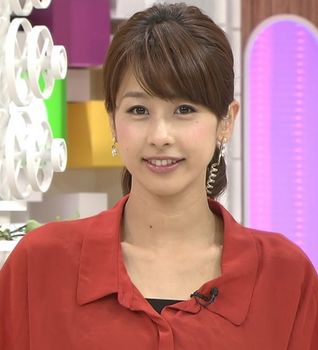 フジテレビ・加藤綾子アナ(カトパン)が黒髪に。可愛いと話題に。