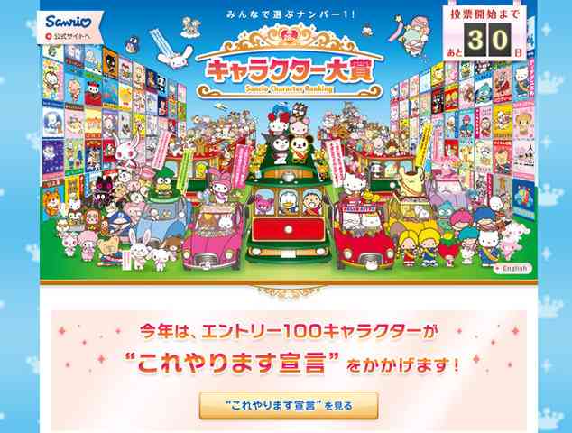 サンリオのキャラクター人気投票がカオスすぎww