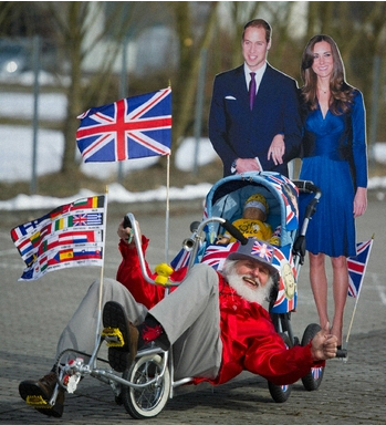 英国・ウィリアム王子、キャサリン妃夫妻、ロイヤルベビーをお披露目