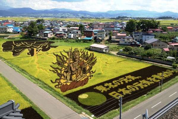 日本の「田んぼアート」がスゴいことになってる！
