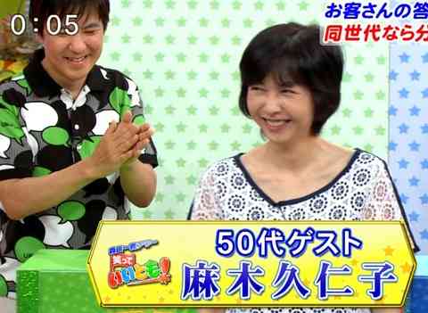 麻木久仁子が老け過ぎておばあちゃん化