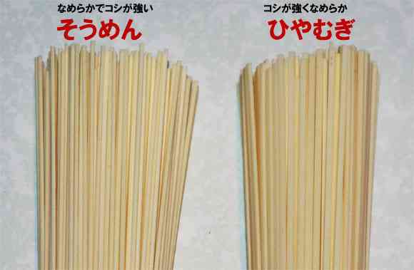 セブンイレブンの『そうめん』と『ひやむぎ』の説明がどっちも同じに思える件