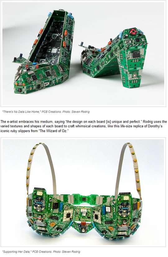 電子部品 でできた　ハイヒール – あいだ　みさのブログ