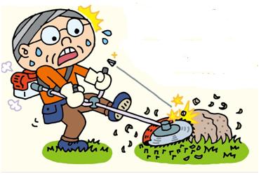 父親が自宅で庭の草刈中に草刈機の刃が長女の首に当たる　3歳女児死亡