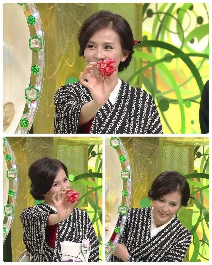 杉本彩の着物姿が美しい…この人はいつまでたっても劣化しないな