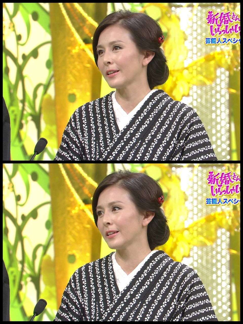 杉本彩の着物姿が美しい…この人はいつまでたっても劣化しないな