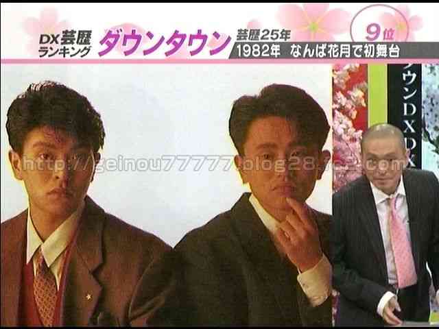 若き日のダウンタウンの二人www