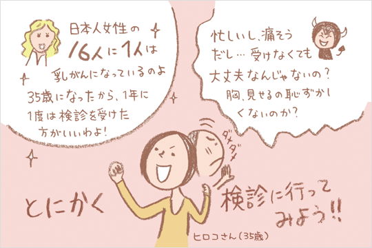 乳がん検診を受けた方！感想を聞かせてください！