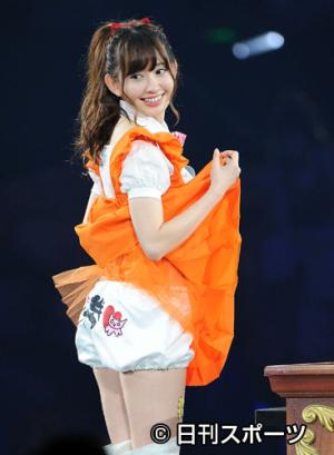 SKE48松井玲奈、テレビでお尻丸出しに！