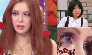 Vanilla Chamu photos: Japanese model has spent over 0k on plastic surgery to look like a French doll  | Mail Online