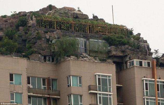 26階建てマンションの屋上にリアルラピュタを建築!?当局が解体を命令