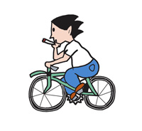 自転車の不快＆怖い行為ベスト3は? - 歩道で猛スピード、2台並進、…