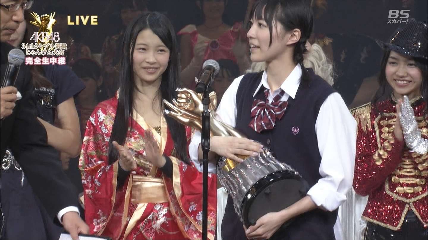 【AKB48じゃんけん大会】松井珠理奈が優勝！選抜初センターに