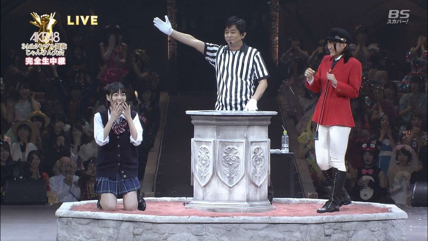 【AKB48じゃんけん大会】松井珠理奈が優勝！選抜初センターに
