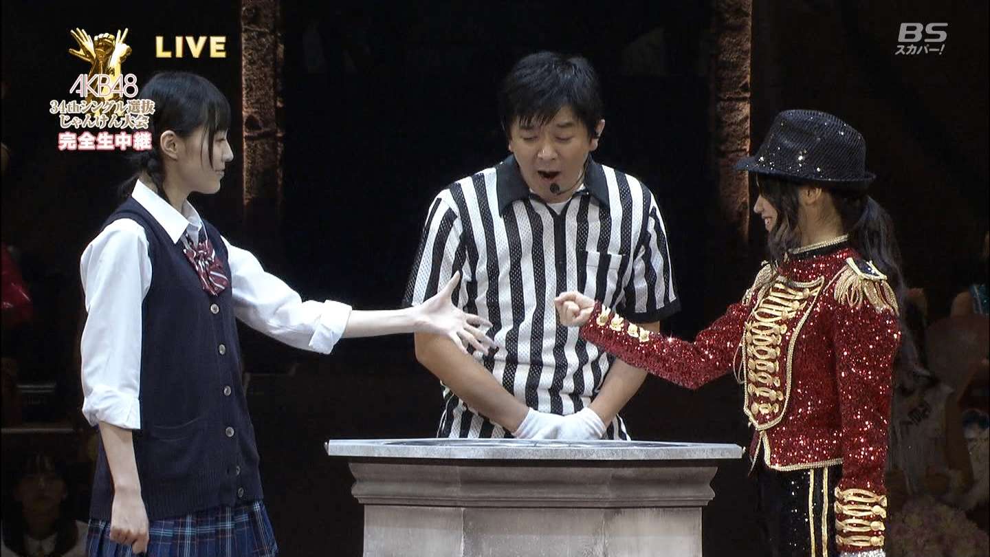 【AKB48じゃんけん大会】松井珠理奈が優勝！選抜初センターに