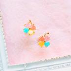 スワロフスキー幸運クローバーピアス - ファッション＆アクセサリー通販ショップ｜P.E（ピーイー）