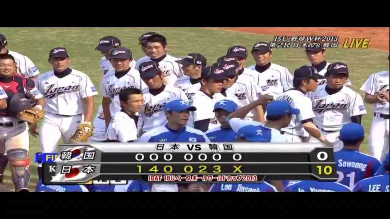 IBAF 18U Baseball World Cup 2013　That's Korean Style - YouTube