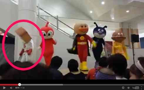 中の人どうした　アンパンマンショーに出演したしょくぱんまんがヘロヘロすぎる