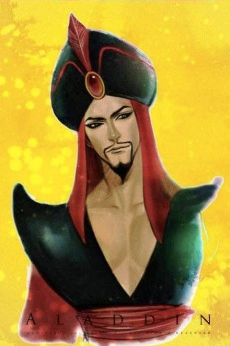 【衝撃】ディズニーアニメの悪役たちを美化してイケメン・美女にした画像www