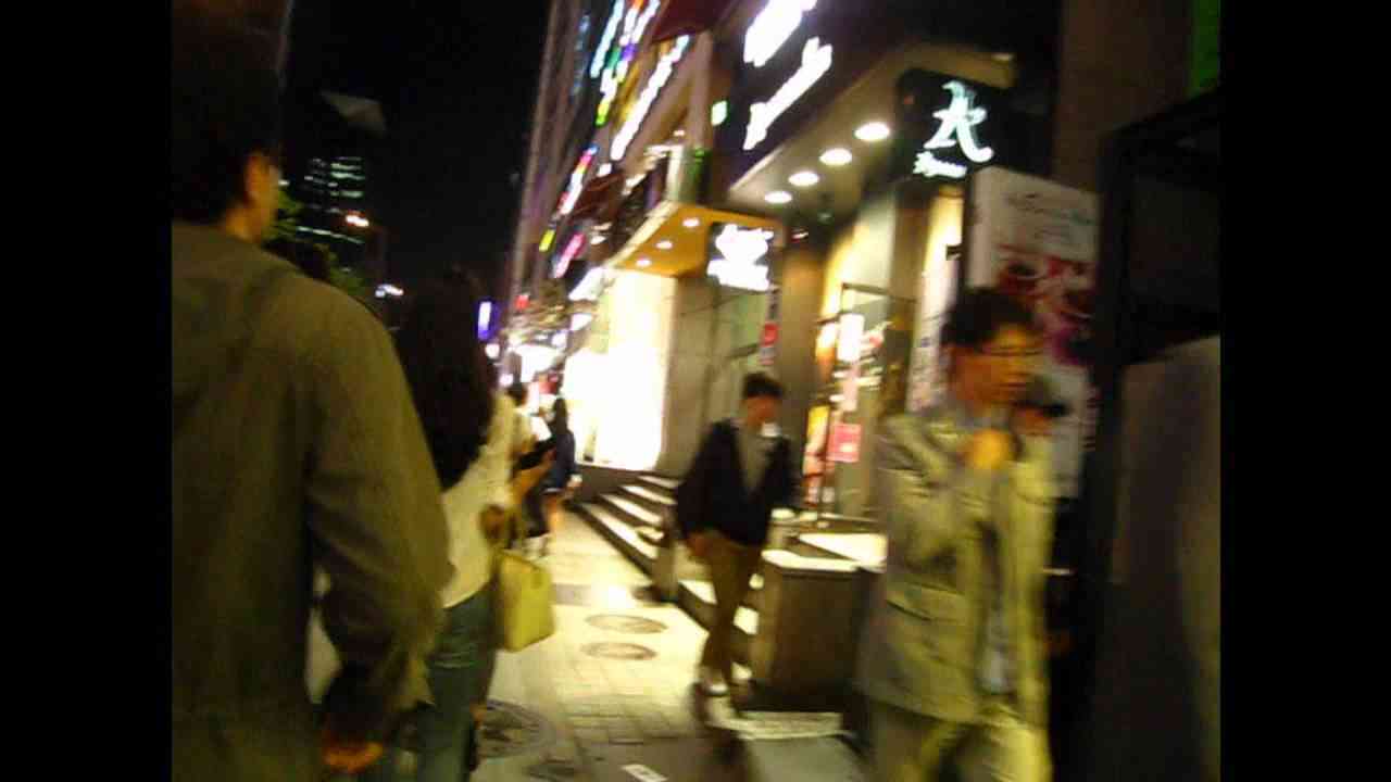 Gangnam Night Walk Through (Gangnam Style Nightime) - YouTube
