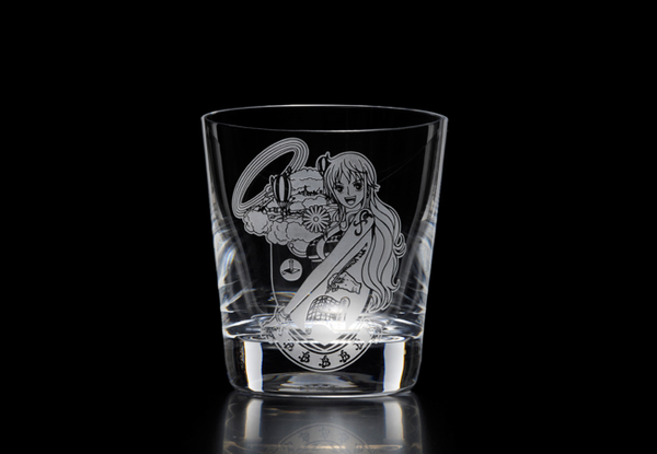ワンピースとバカラがコラボ!キャラクター彫りグラスが10個セットで23万円也