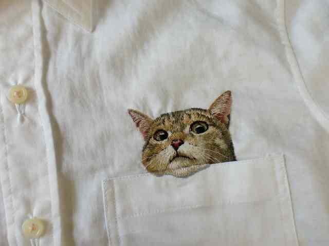 「猫の刺繍シャツ」の新作が可愛すぎる！！