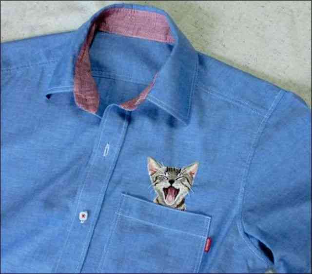 「猫の刺繍シャツ」の新作が可愛すぎる！！