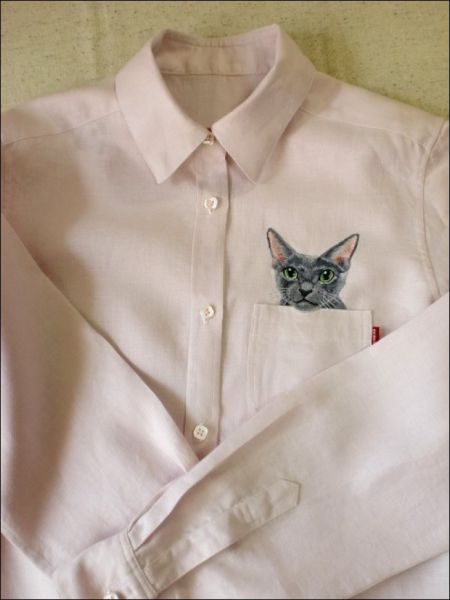 「猫の刺繍シャツ」の新作が可愛すぎる！！