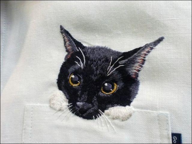「猫の刺繍シャツ」の新作が可愛すぎる！！
