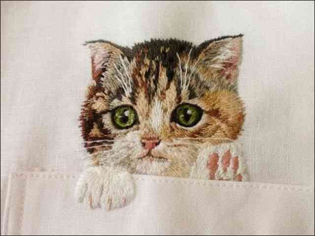 「猫の刺繍シャツ」の新作が可愛すぎる！！