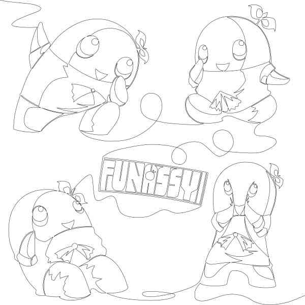 一筆書きで描かれたふなっしーのクオリティが凄い！