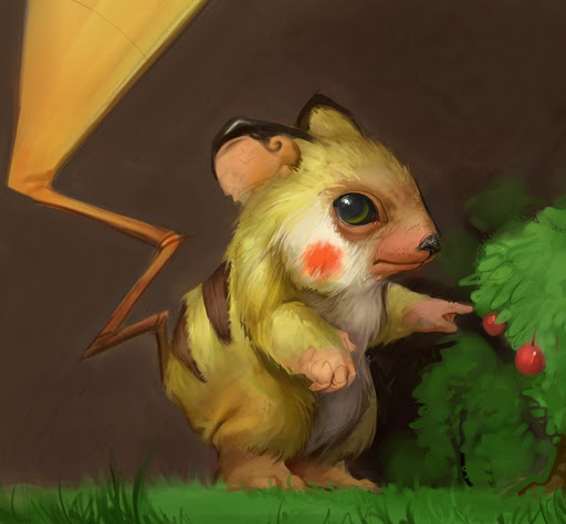 「ポケモンが実際にいたらこんな感じ」という絵が怖すぎ　子供泣くわｗｗｗ