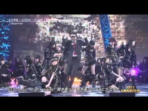 【HD】2013FNS歌謡祭　三谷幸喜×AKB48×SKE48   Beginner 2013.12.04 - YouTube