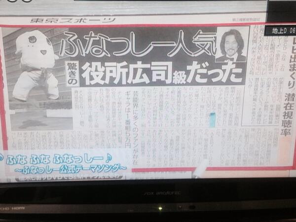 ふなっしー2号、はやくも一部破損「中国製はやばいなっしな…」