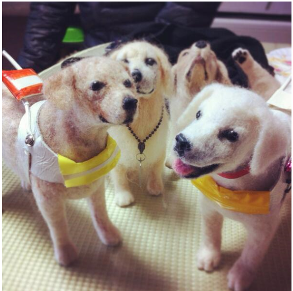 【画像】毛糸の犬のクオリティがスゴイ！