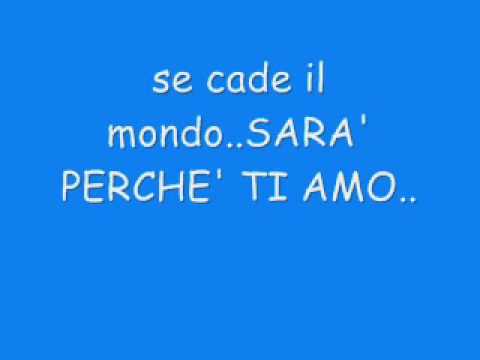 Sarà perchè ti amo - Ricchi e poveri - testo - YouTube