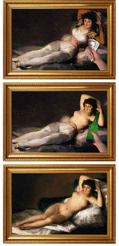 有名な絵画の前後を想像してみたら、とんでもないことになったw