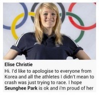 ＜ソチ五輪＞英国選手に韓国から脅迫文、女子ショートトラックで韓国選手巻き込み転倒―中国メディア （Record China） - Yahoo!ニュース