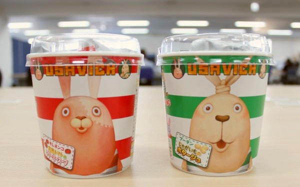 ロシアが舞台のアニメ「ウサビッチ」のカップスープ発売！