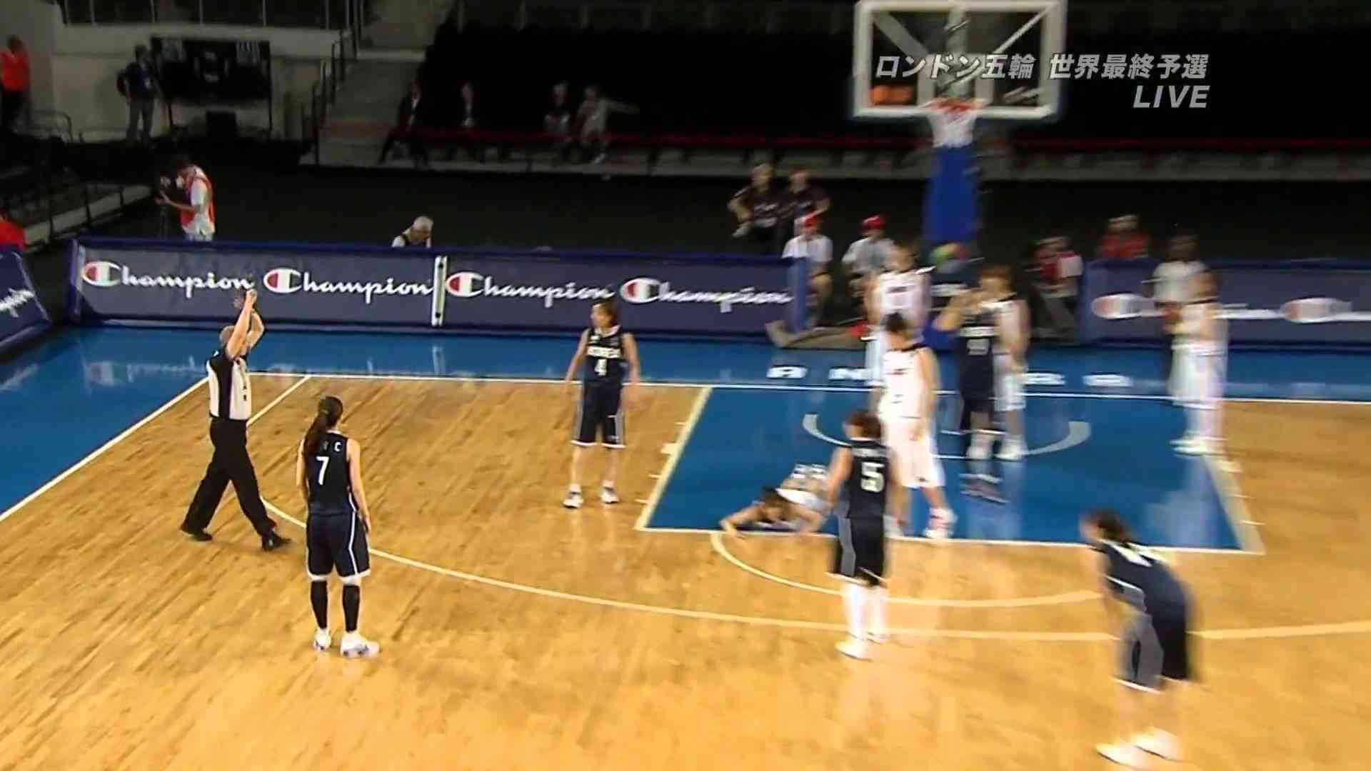 女子バスケ　日本vs韓国　韓国選手のラフプレー.mpg - YouTube