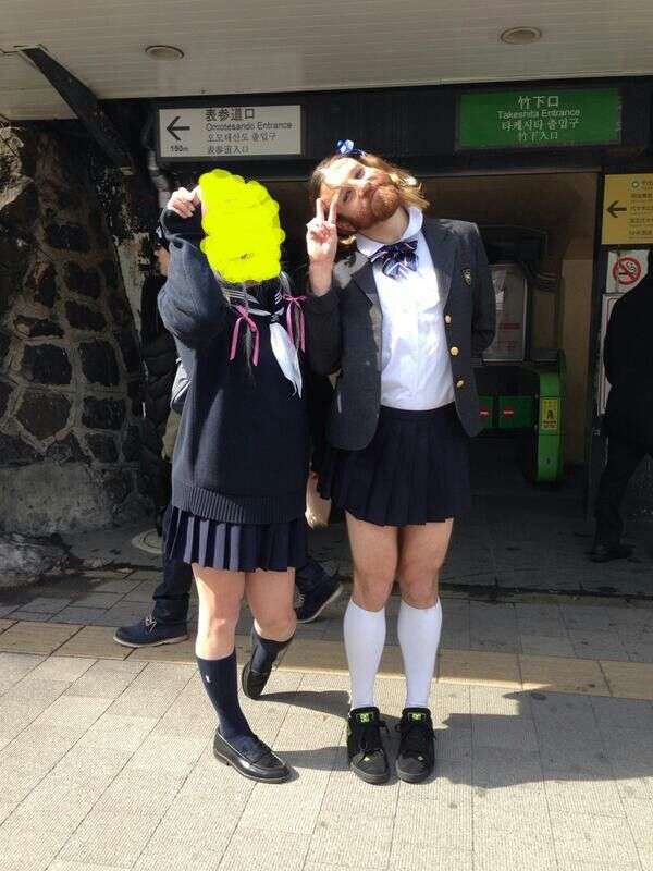 女子力が高すぎるセーラー服二人組を発見ｗｗ