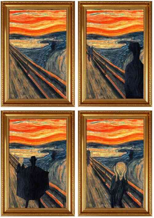 有名な絵画の前後を想像してみたら、とんでもないことになったw
