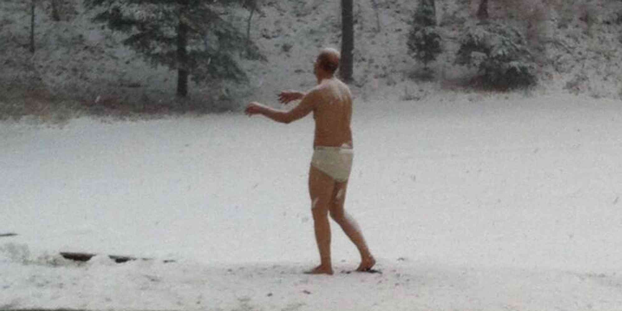 Hyper-Realistic Statue Of Almost-Naked Man Freaks Out Women's College (PHOTOS)