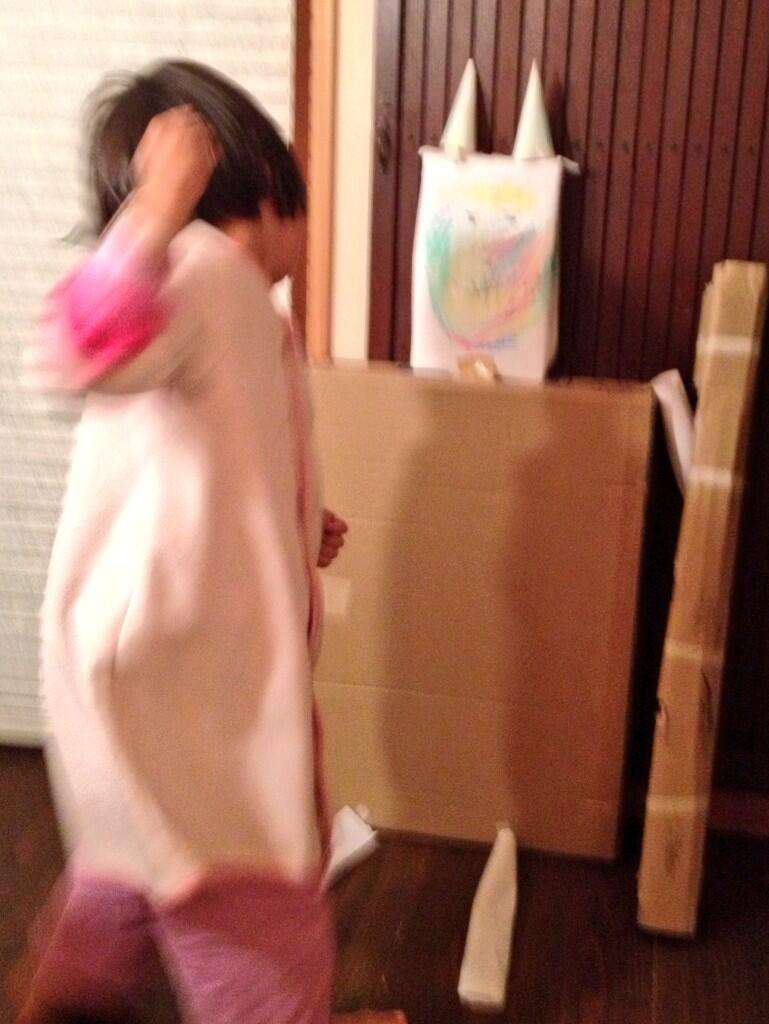 節分の鬼を倒す為に自主トレする女の子が可愛いww