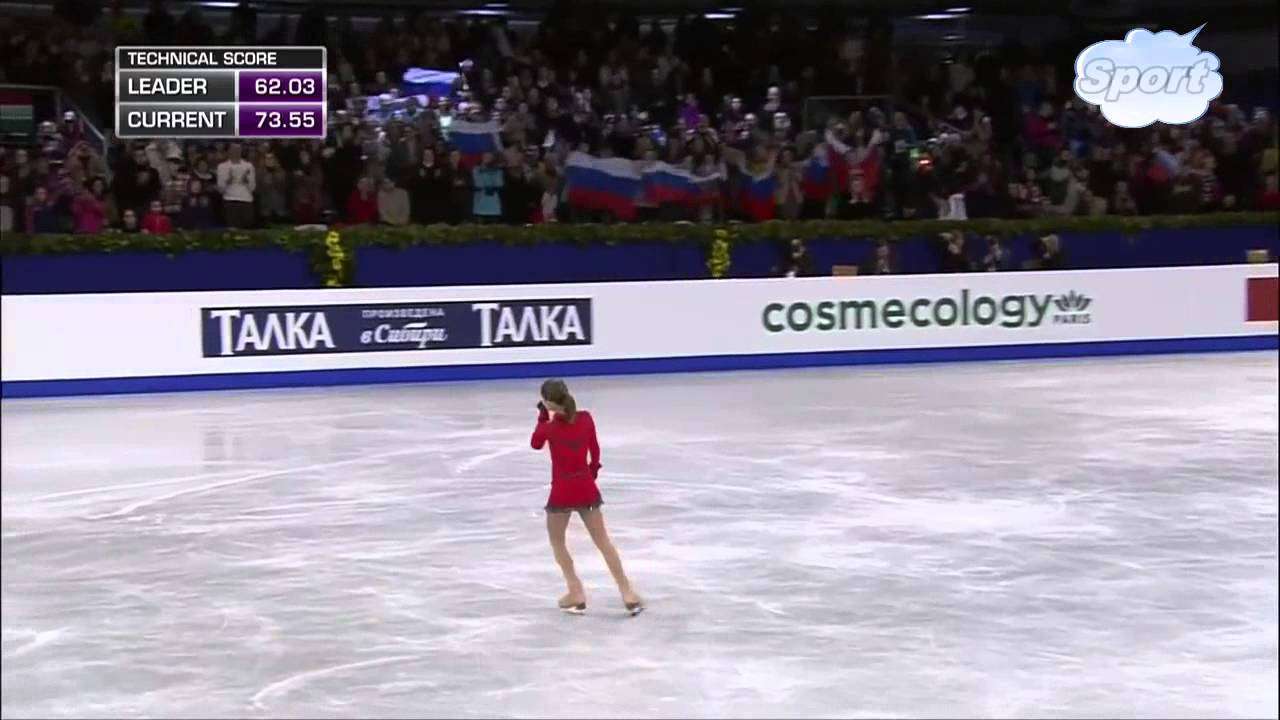 ユリア・リプニツカヤ LP 2014 ヨーロッパフィギュアスケート選手権 - YouTube