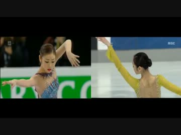 【比較】2013年世選とゴールデンスピンのSPを比べてみた【キム・ヨナ】 ‐ ニコニコ動画:GINZA