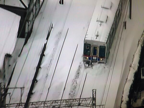 京成電鉄の除雪作業がスゴイと話題