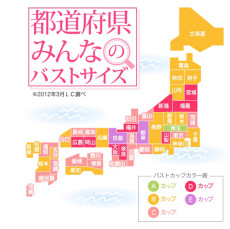  【衝撃事実】47都道府県の平均バストサイズが判明 / 埼玉だけがAカップ！ 驚異のEカップは岐阜と京都 - Infoseek ニュース  