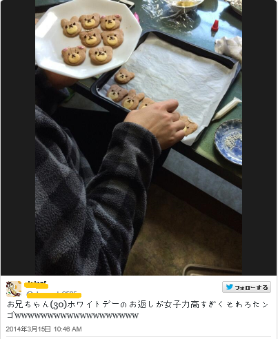 お兄ちゃんのホワイトデーのお返しが女子力高すぎww