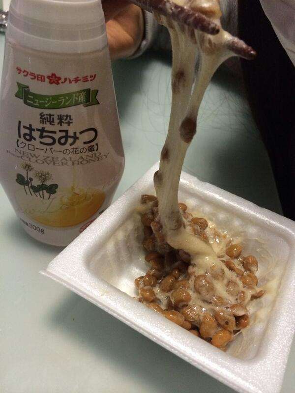 納豆に蜂蜜を入れてご飯にかけると美味い事が判明w茨城で人気爆発らしいww